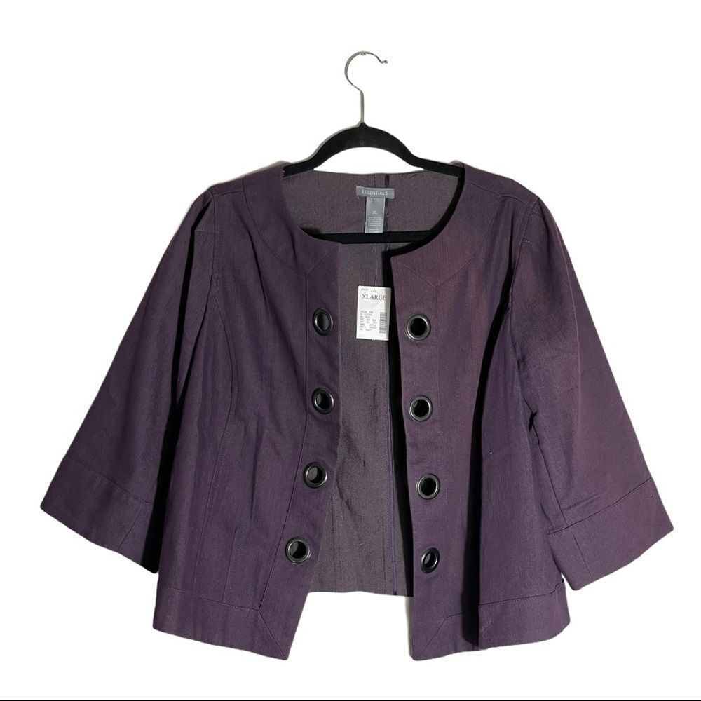 Essentials Jacket‎ Purple NWT